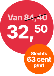 van 71,- voor 32,50