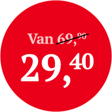 van 69,90 voor 29,40