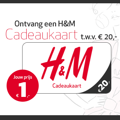 H&M Cadeaukaart van € 20
